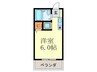 ロイヤルコート江坂 1Rの間取り