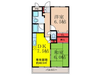 間取図 サンシャイン茨木