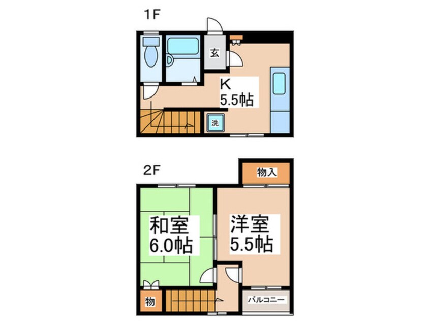 間取図 アバンティ泉佐野四番館