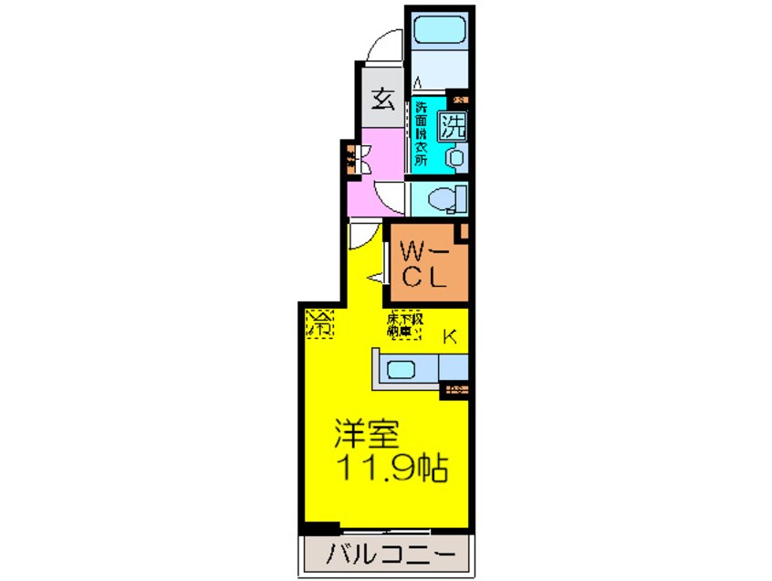 間取図 クレール　シャンブル