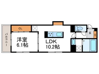 間取図 仮)D-ROOM壬生森町
