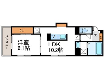 間取図 仮)D-ROOM壬生森町