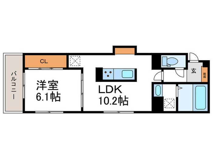 間取り図 仮)D-ROOM壬生森町