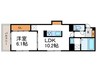 仮)D-ROOM壬生森町 1LDKの間取り