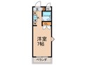 西尾マンションの間取図