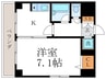 ﾗｲｵﾝｽﾞﾏﾝｼｮﾝ五条大宮第二（407） 1Kの間取り