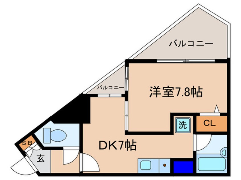 間取図 エスリード京都駅前(307)