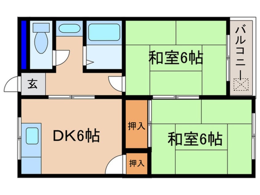 間取図 パークテラス瀬田