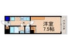 G・F二条城 1Kの間取り
