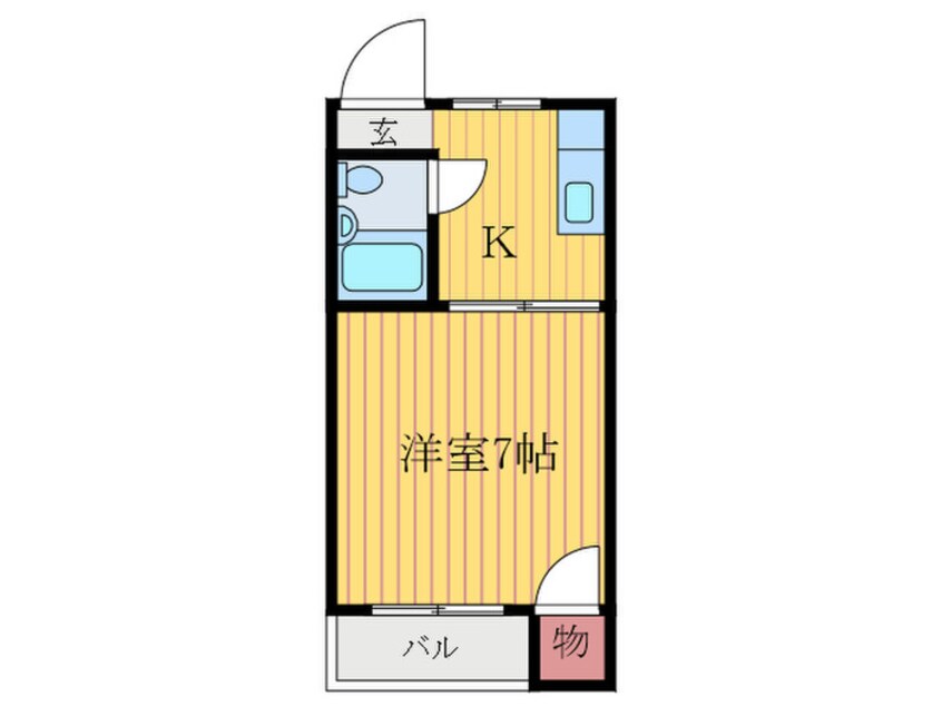 間取図 四条コーポ