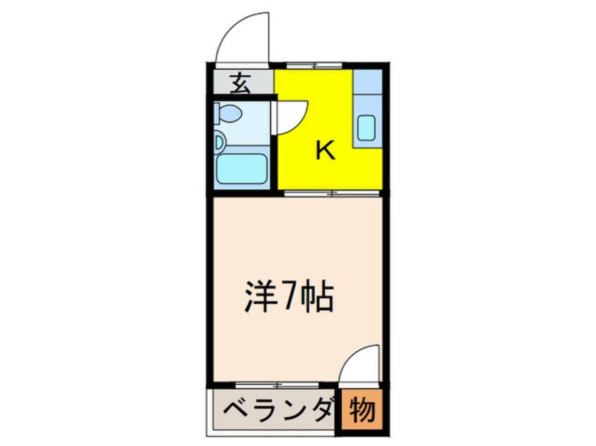 間取図 四条コーポ