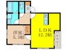 プライム御影本町 1LDKの間取り