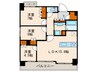 グラン・リソシエ京都四条(904) 3LDKの間取り