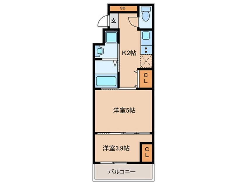 間取図 MJC京都梅小路(103)