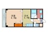 メゾンマツオ 1DKの間取り