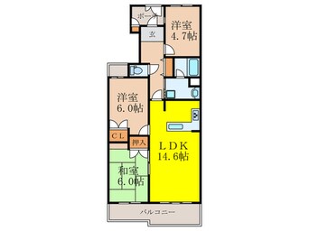 間取図 藤和千里ハイタウン(908)