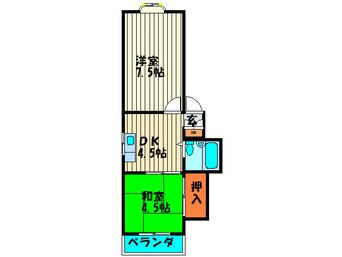 間取図 大野パレス