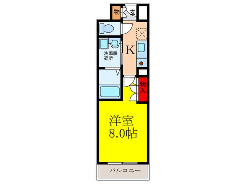 間取図 シャンピアコ－ト茨木