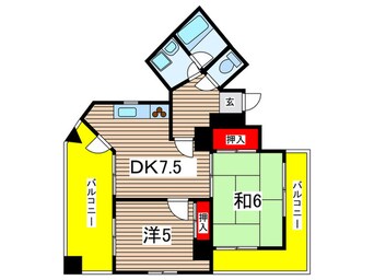 間取図 武庫之荘ジェメッリ