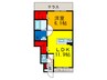 プレベール小路東 1LDKの間取り