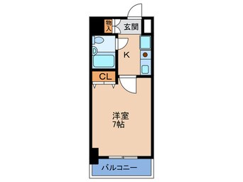 間取図 エスリード森ノ宮第二(603)