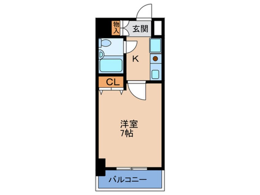 間取図 エスリード森ノ宮第二(603)