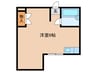 プレアール京都六地蔵 1Rの間取り