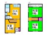 松平様貸家 3DKの間取り