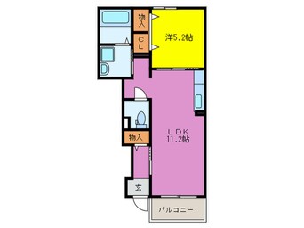 間取図 ケーズコート