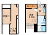 Y´svillage馬場通 1Kの間取り