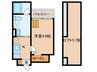 Y´svillage馬場通 1Kの間取り