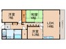 ローズハイツ芦屋（２３４） 3LDKの間取り