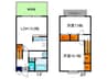 ブルゴ－ニュ沙彌 2LDKの間取り