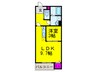 Ｗｉｌｌｅｔｓ鳳 1LDKの間取り