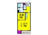 Ｗｉｌｌｅｔｓ鳳 1LDKの間取り