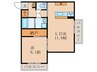 仮)シャルレ9番館 1LDKの間取り