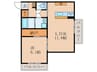 仮)シャルレ9番館 1LDKの間取り