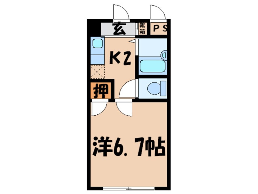 間取図 グランタック河原町五条