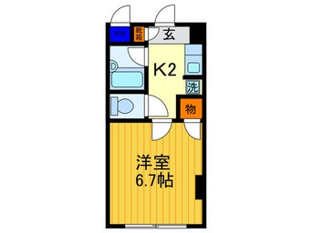 間取図 グランタック河原町五条