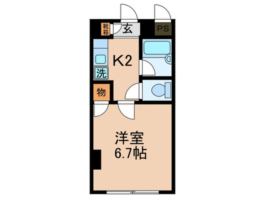 間取図 グランタック河原町五条