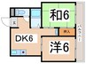 メゾン ｄｅ　ＹＳ 2DKの間取り