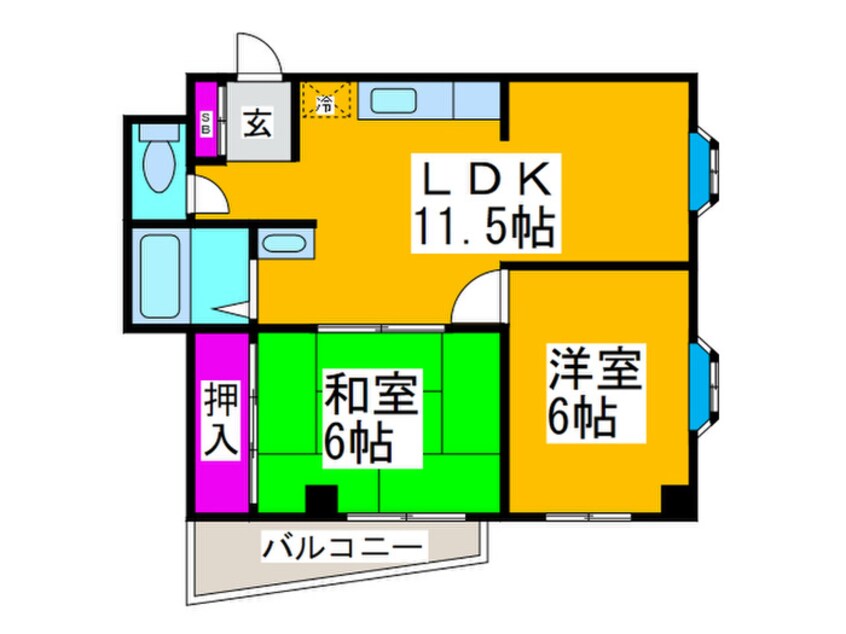 間取図 メゾン ｄｅ　ＹＳ