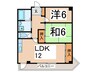 メゾン ｄｅ　ＹＳ 2LDKの間取り