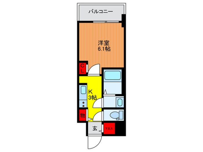 間取り図 アドバンス北大阪アルタノ(304)