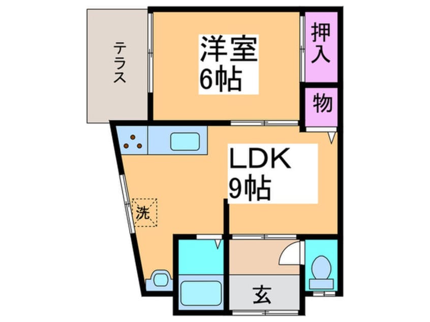 間取図 土師借家