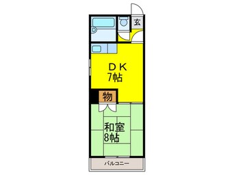 間取図 プレアール桑津