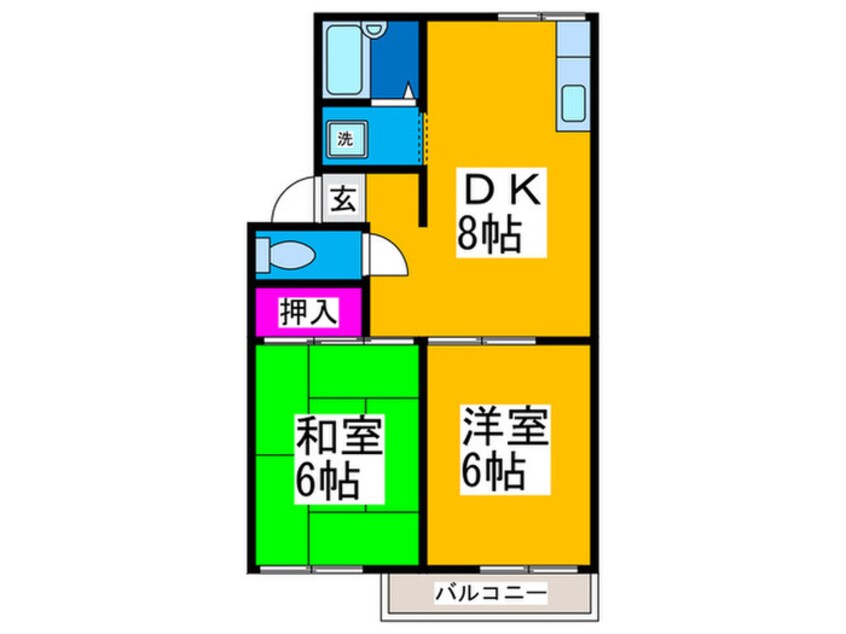 間取図 パークハイツⅡ