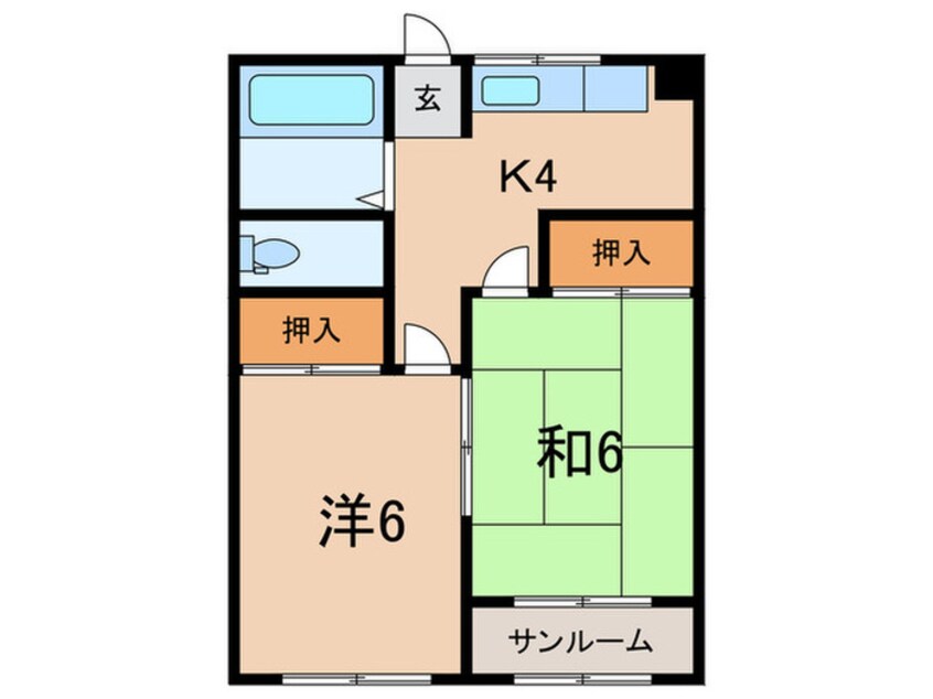 間取図 濱岡南町ビル