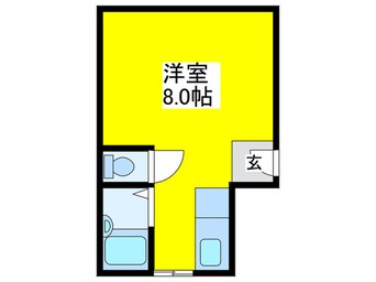 間取図 ハイツ山三