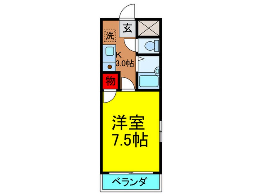 間取図 クリエイト香里園